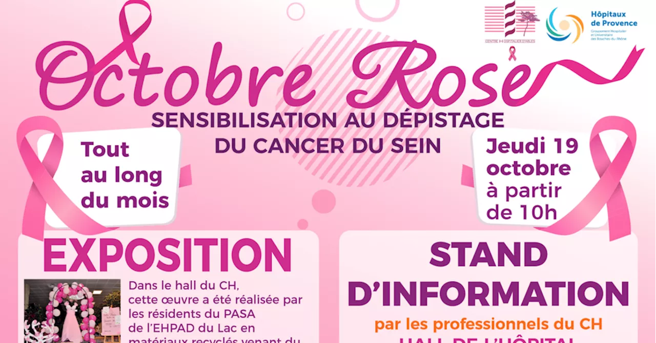 Octobre Rose : le CH d’Arles mobilisé