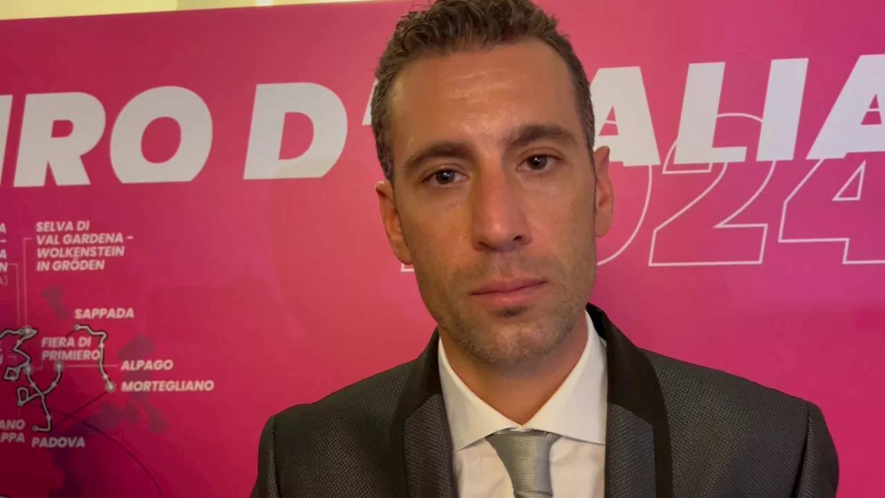 Vincenzo Nibali presenta il Giro d'Italia 2024 e strizza l'occhio a Pogacar: 'Percorso adatto a lui'