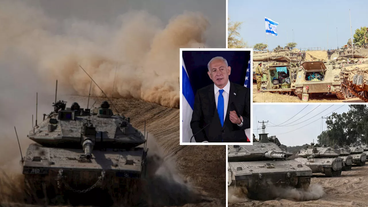 Tanks roll into Gaza: Israel vows to 'hunt down and destroy Hamas' as thousands of civilians flee for their...