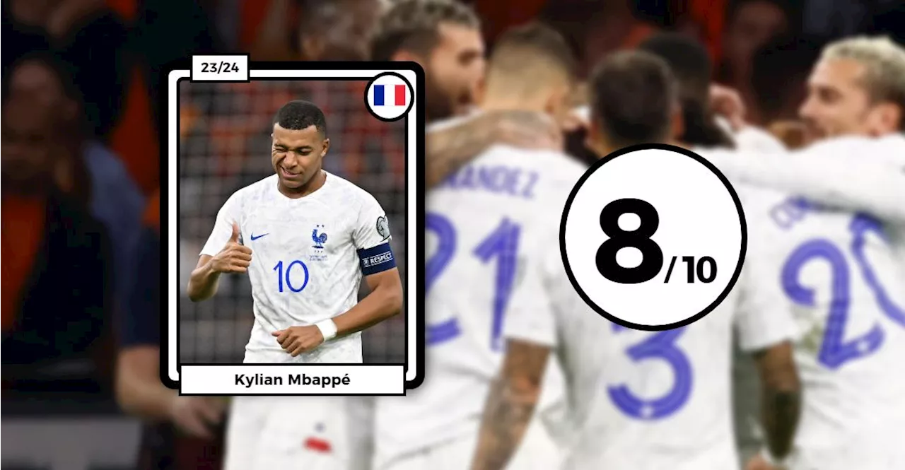 Les notes des Bleus face aux Pays-Bas : Mbappé génial, Griezmann précieux, Kolo Muani trop neutre