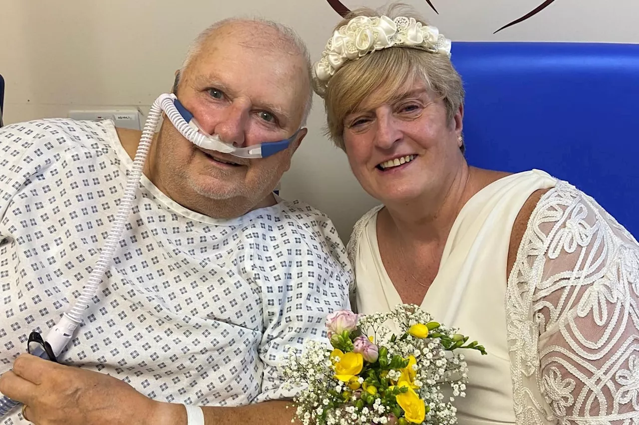 Seriously ill patient married sweetheart in special ceremony at Royal Preston Hospital with the help of staff