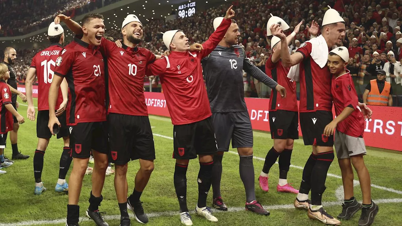 Albania Pesta Gol ke Gawang Republik Ceko di Kualifikasi Euro 2024