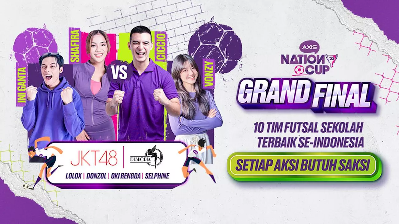 Saksikan Keseruan Grand Final Futsal AXIS Nation Cup 2023 di Istora Senayan dan Streaming di Vidio