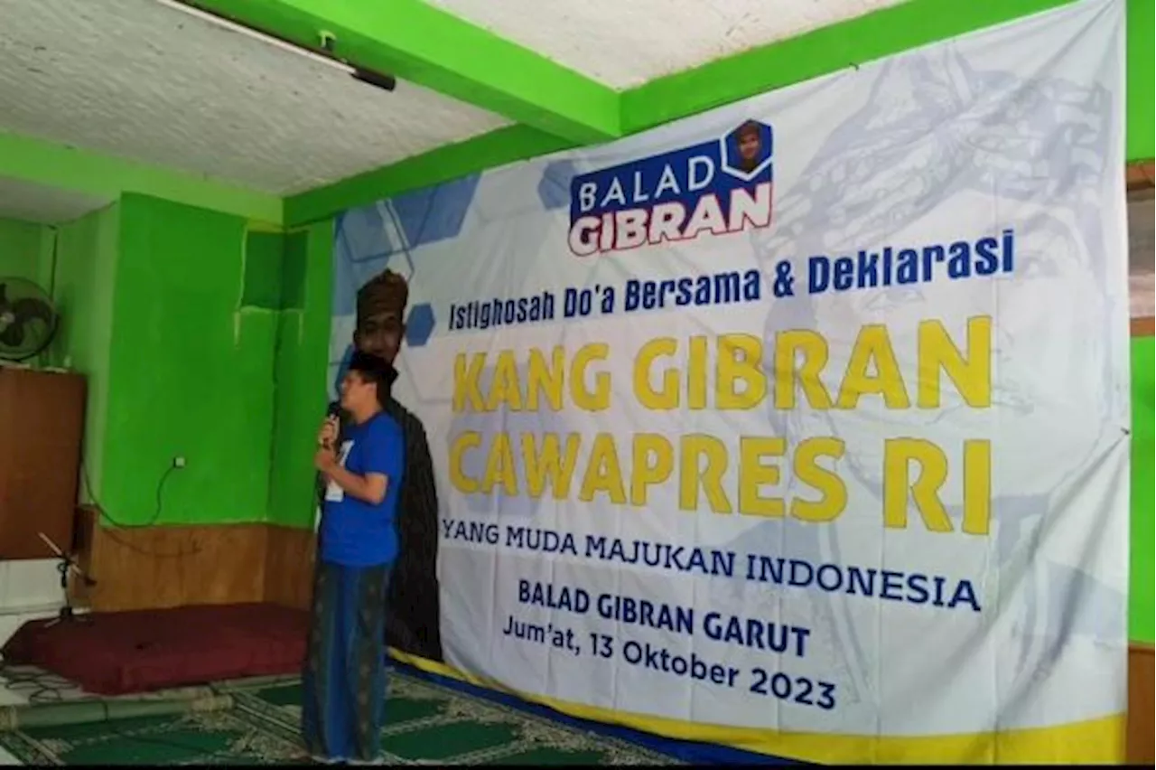 Santri dan Milenial Garut Dukung Gibran sebagai Cawapres