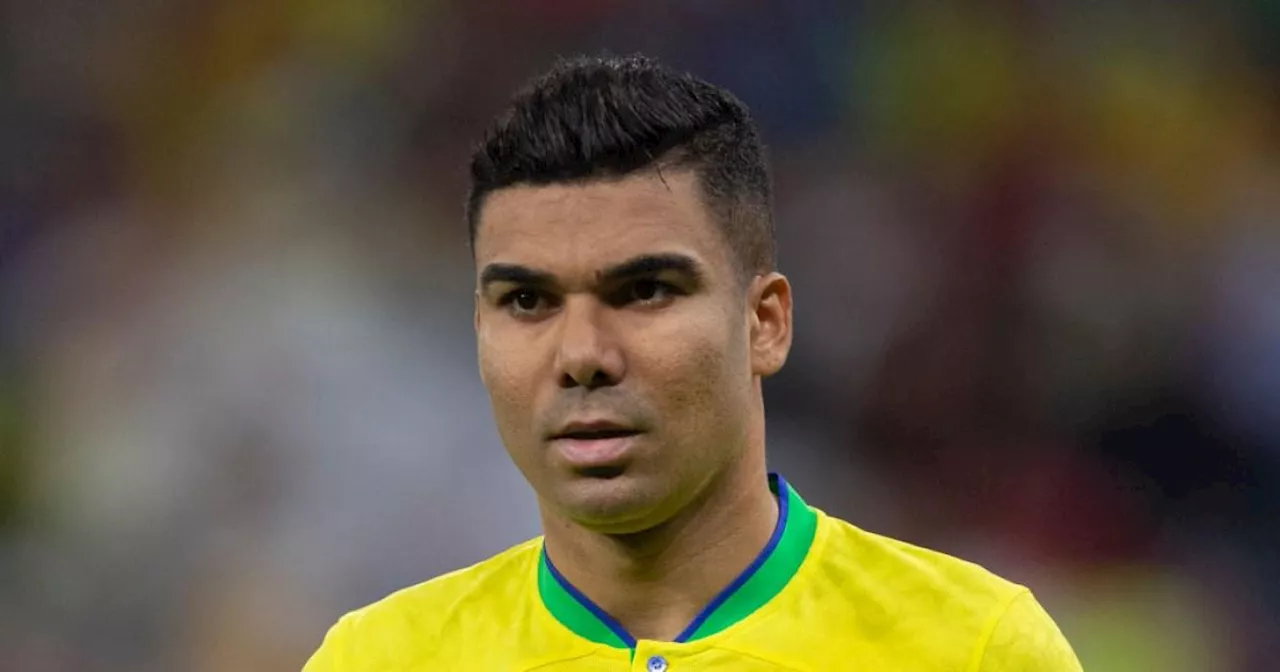 Man Utd midfielder Casemiro suffers injury with Brazil