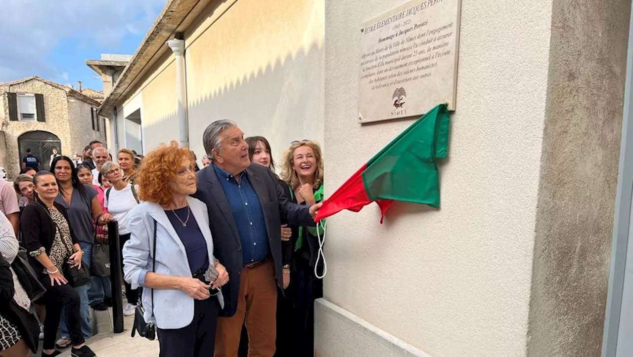 L’école élémentaire de Saint-Césaire à Nîmes, baptisée au nom de Jacques-Perotti