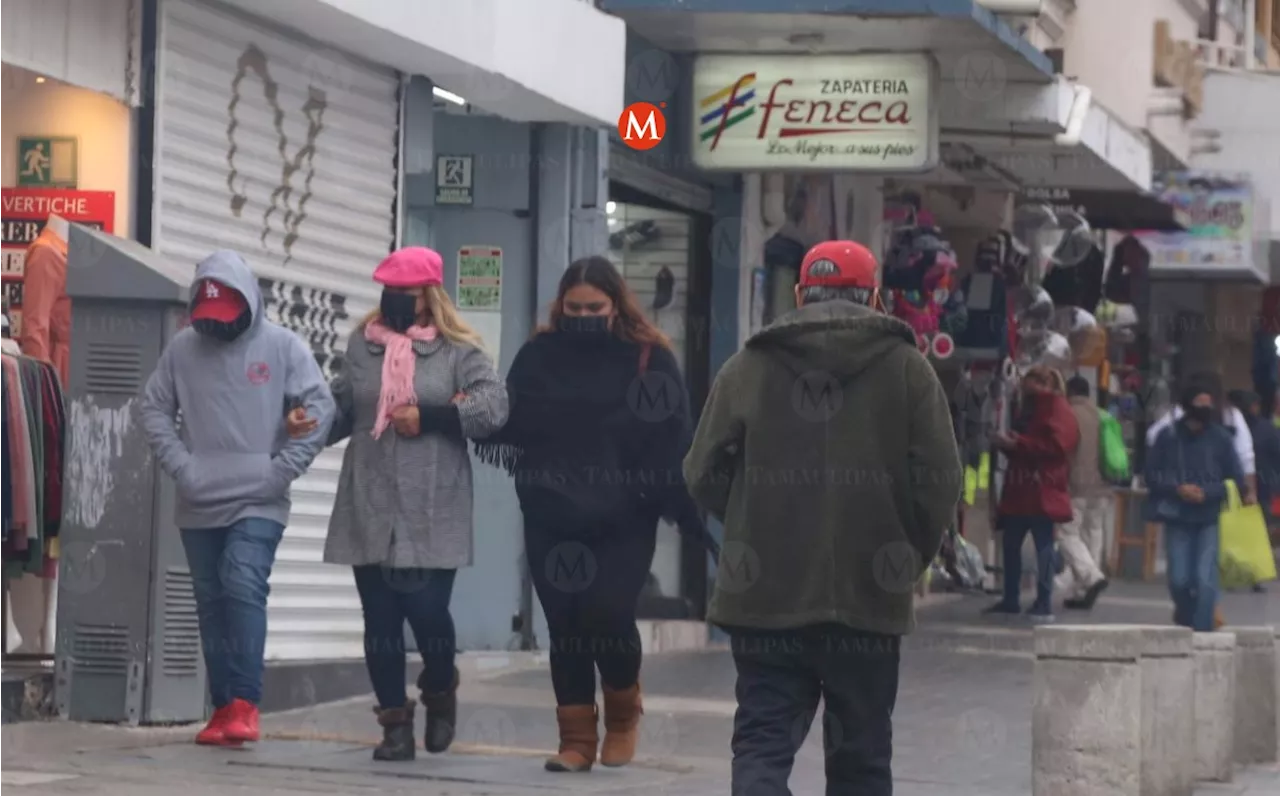 Frente frío 5 en Tamaulipas provocará temperaturas de 14 grados centígrados