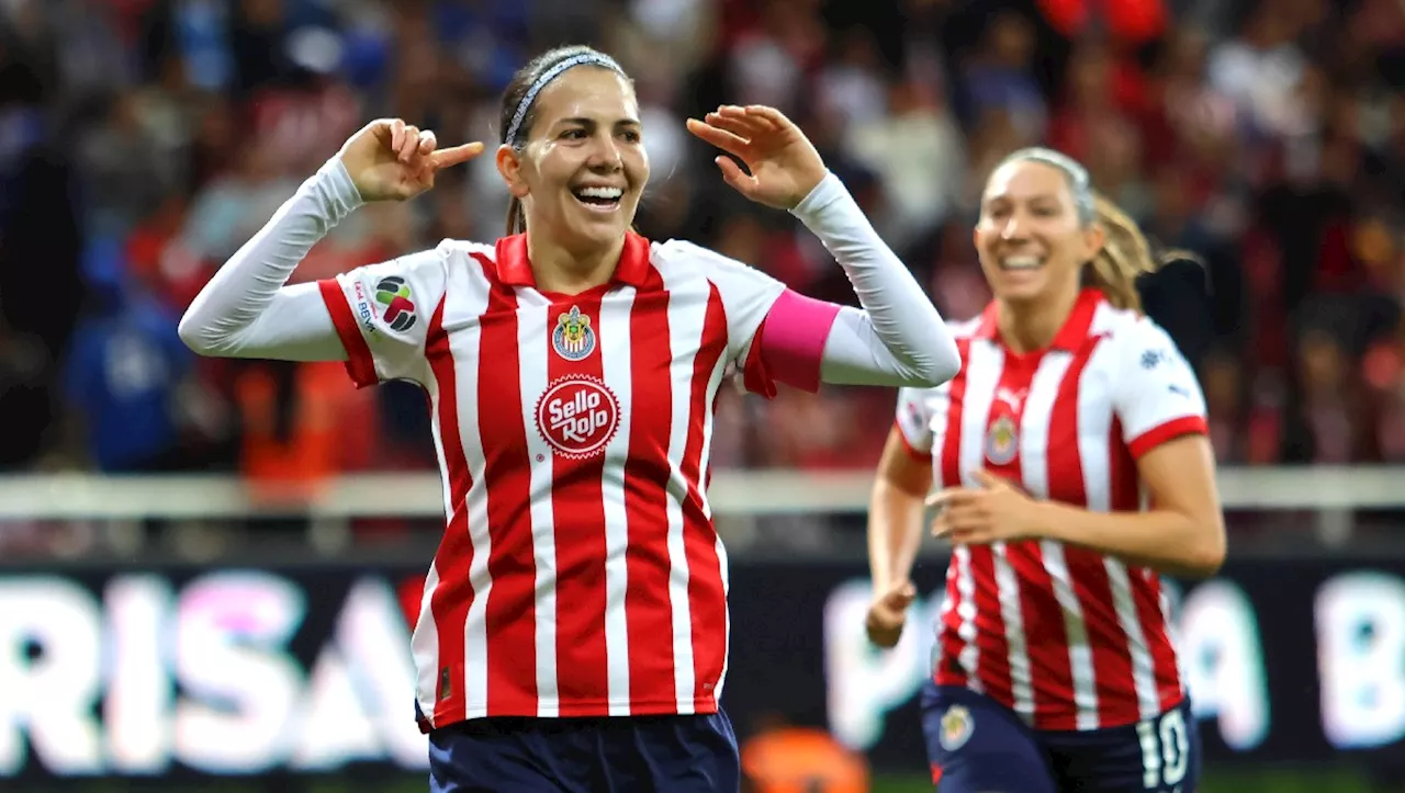 'Licha' Cervantes llega y supera los 100 goles en triunfo de Chivas Femenil