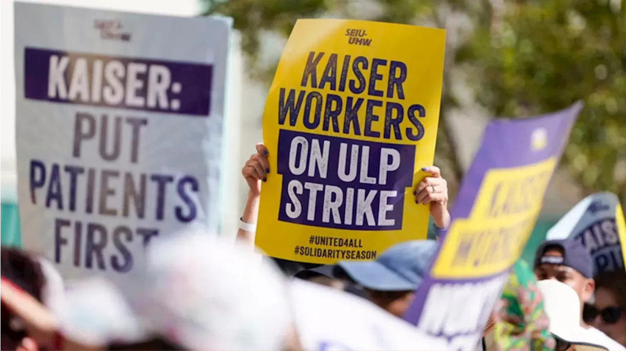 Kaiser Permanente reaches a tentative deal with health care worker unions after a recent strike