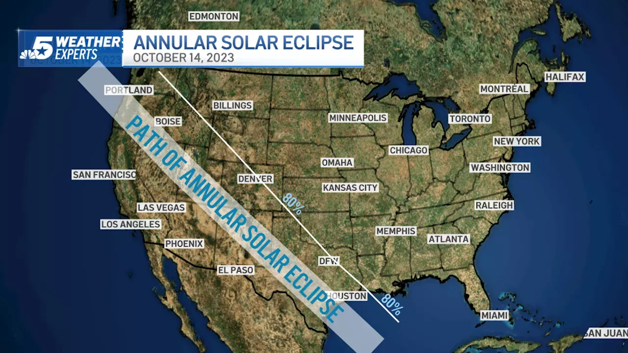 How to watch Saturday's annular eclipse in North Texas
