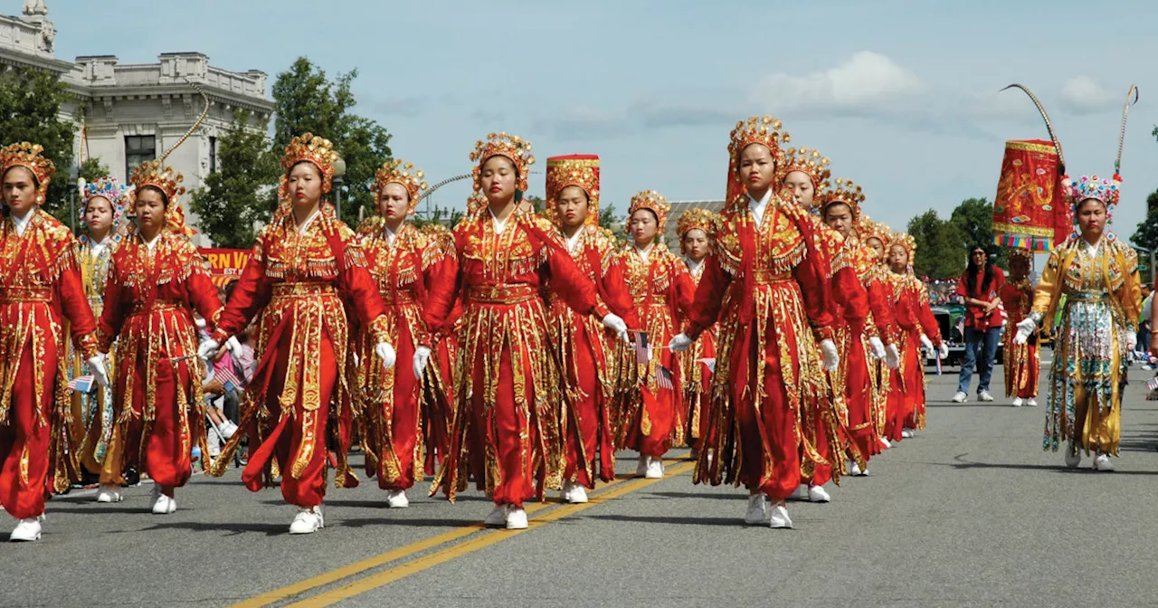 Chinese female drill team in Seattle challenges image of an 'American girl'