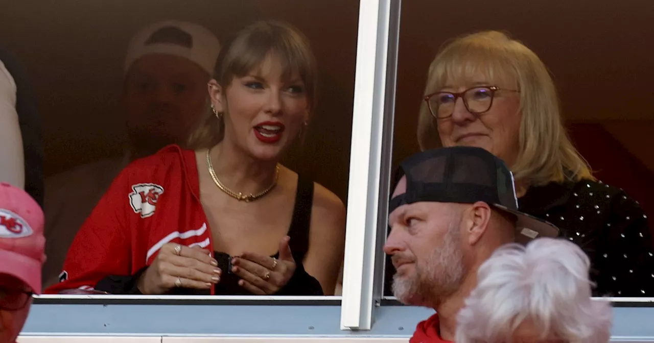 Taylor Swift cheers on Travis Kelce at Kansas City Chiefs game as ‘Eras Tour’ movie opens in theaters