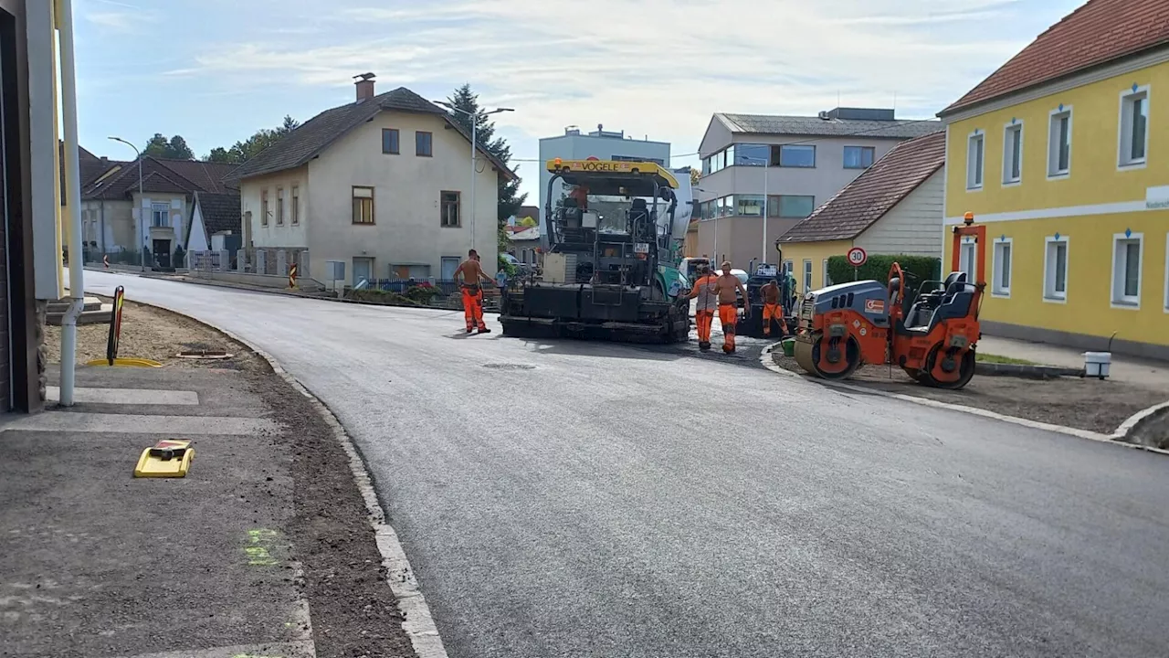 Aufatmen in Schrems: Ende der Dauerbaustelle naht