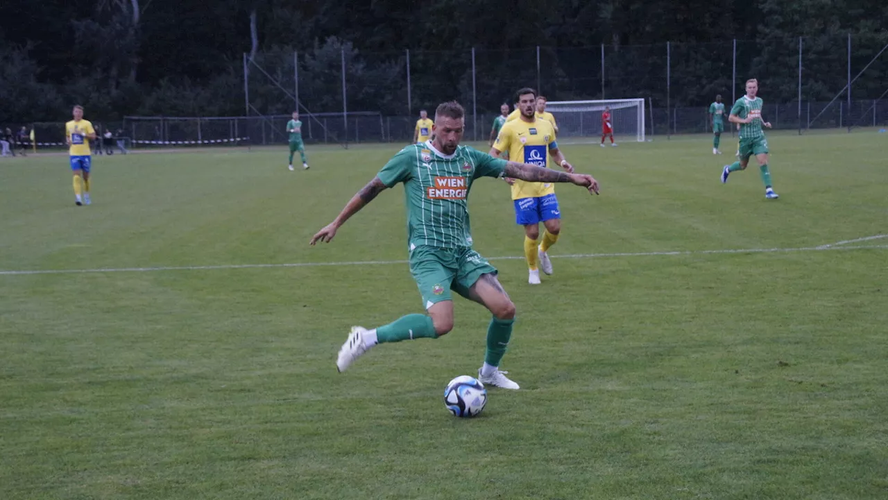 Rapid siegt bei Burgstaller-Comeback in Klosterneuburg