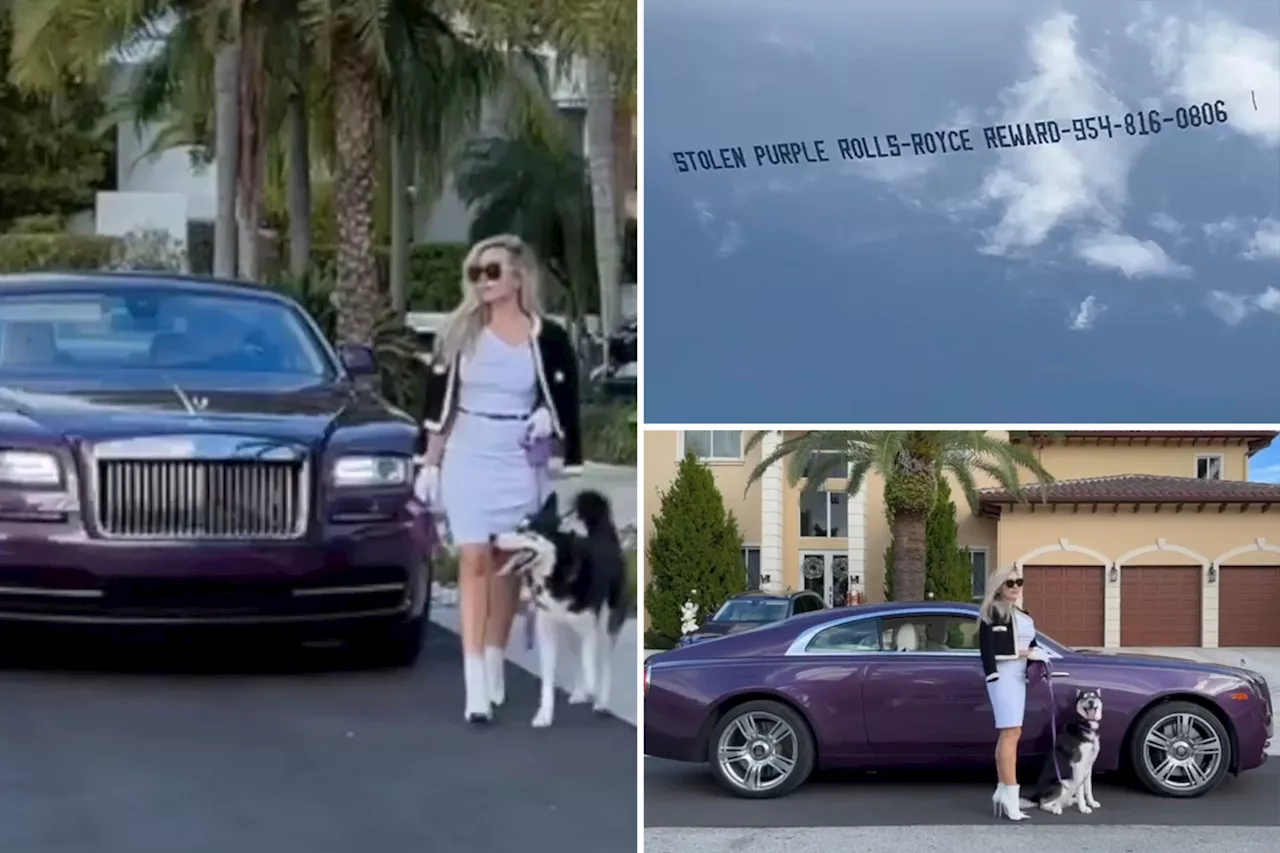 Florida man utilizes plane banner to find wife's stolen $250K Rolls Royce