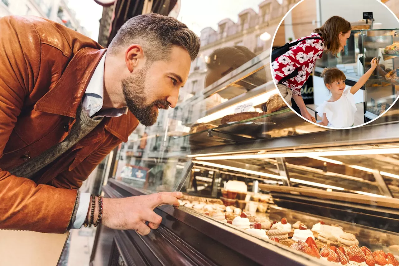 I bought the last cake at a bakery even though the kid behind me wanted it