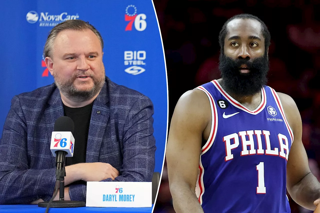 James Harden playing for 76ers despite lost trust with Daryl Morey: ‘Like a marriage’