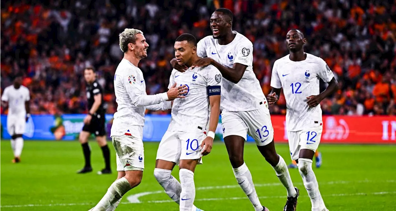 - France : les Bleus qualifiés pour l'Euro grâce à un grand Mbappé