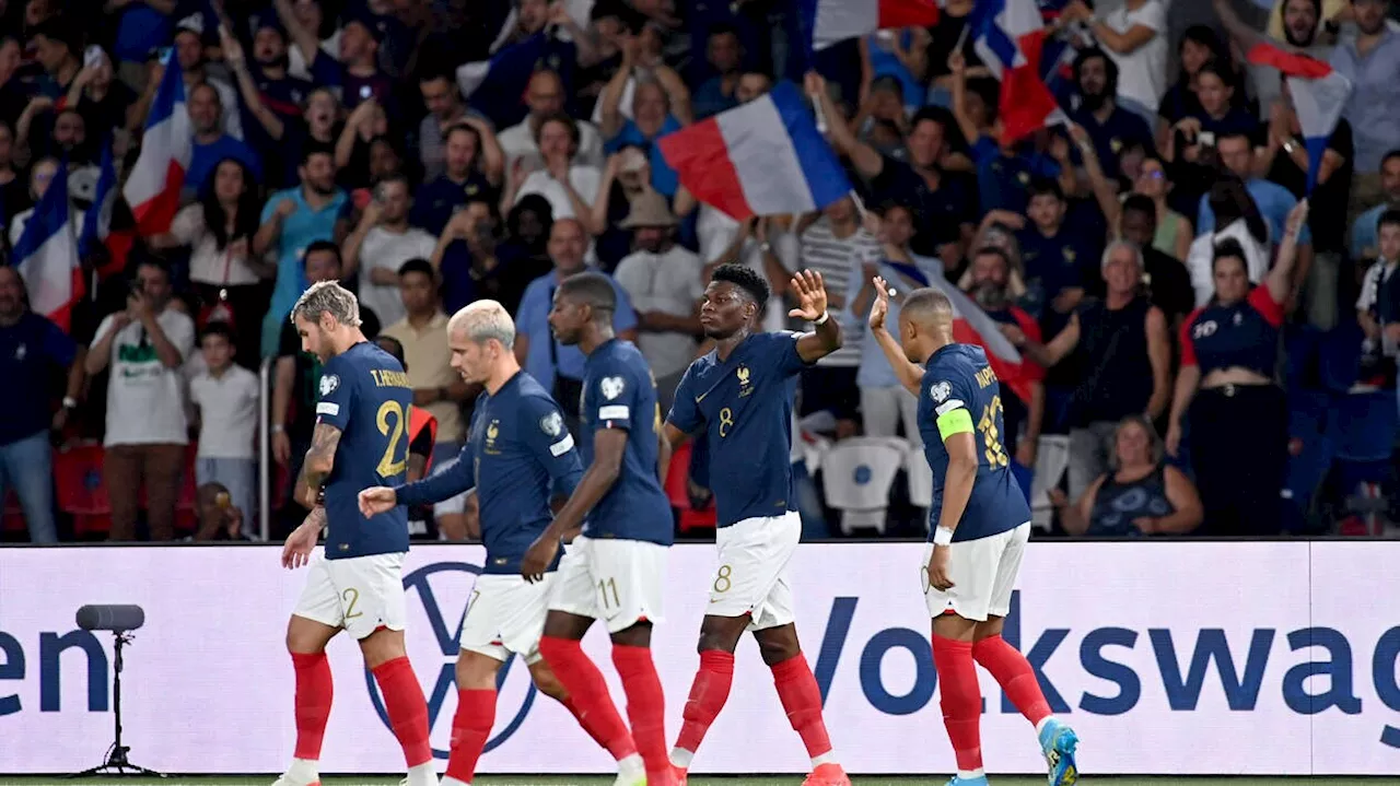 - France : suivez le match des éliminatoires à l’Euro 2024 en live