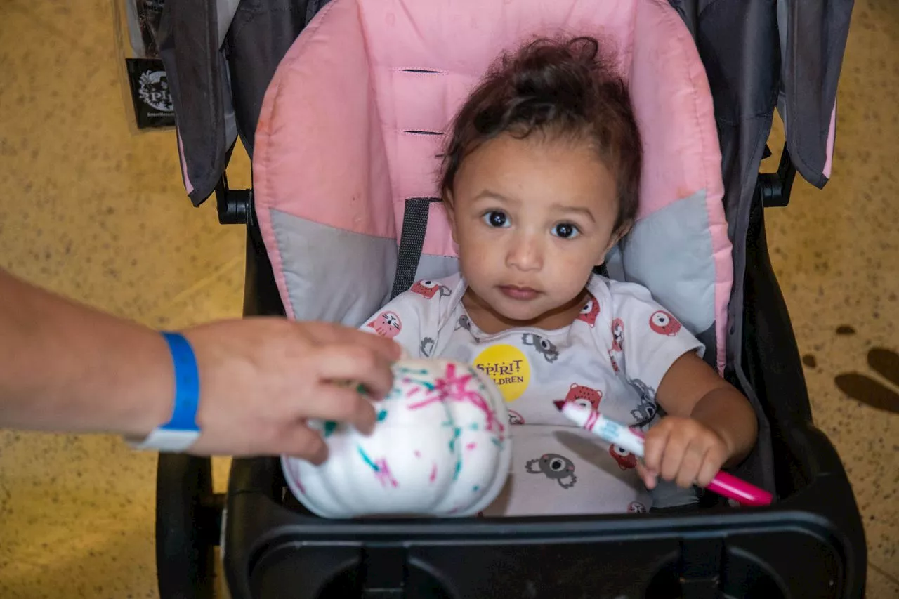 Penn State Health holds a Halloween party for patients and their families