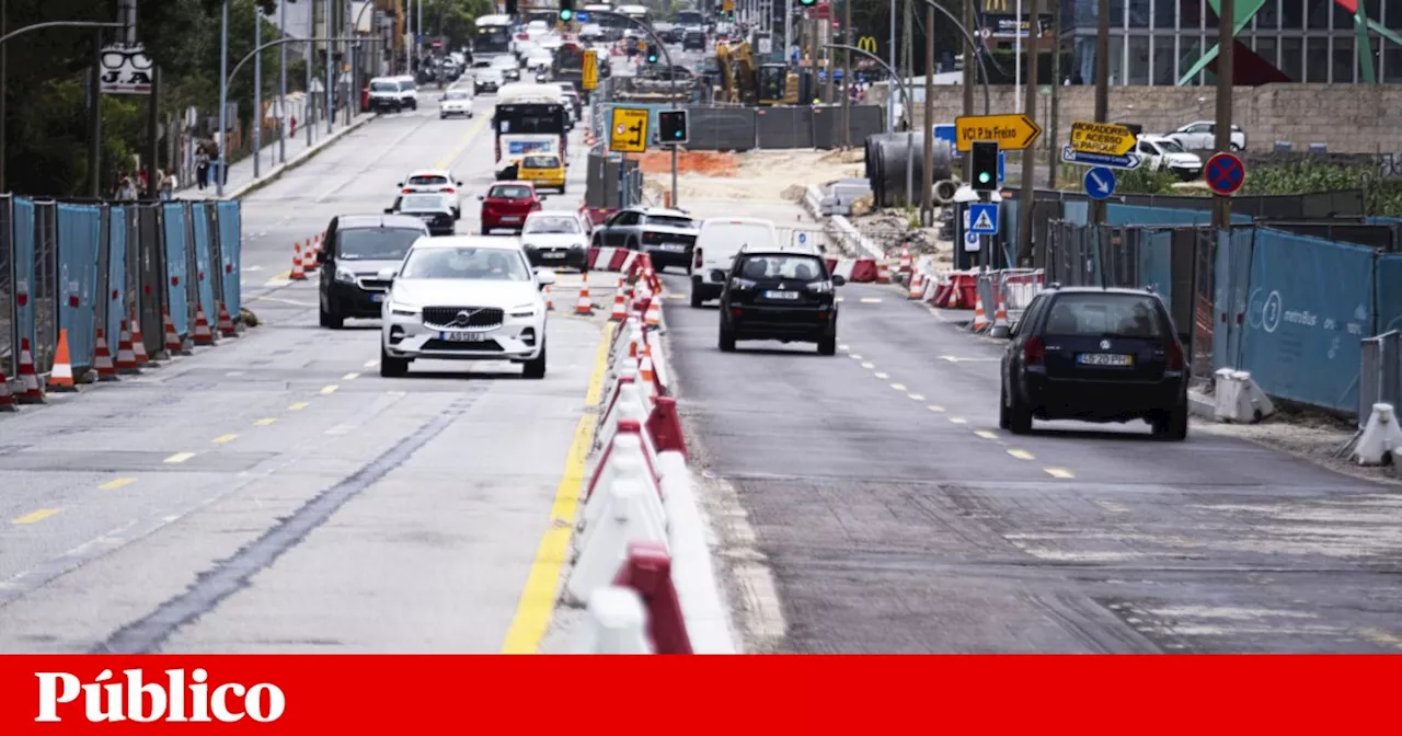 Comerciantes da Avenida da Boavista no Porto revoltados com obras do metrobus