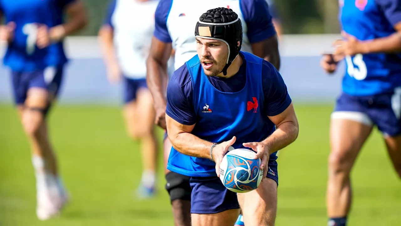 XV de France: Antoine Dupont devrait bien porter un casque contre l'Afrique du Sud