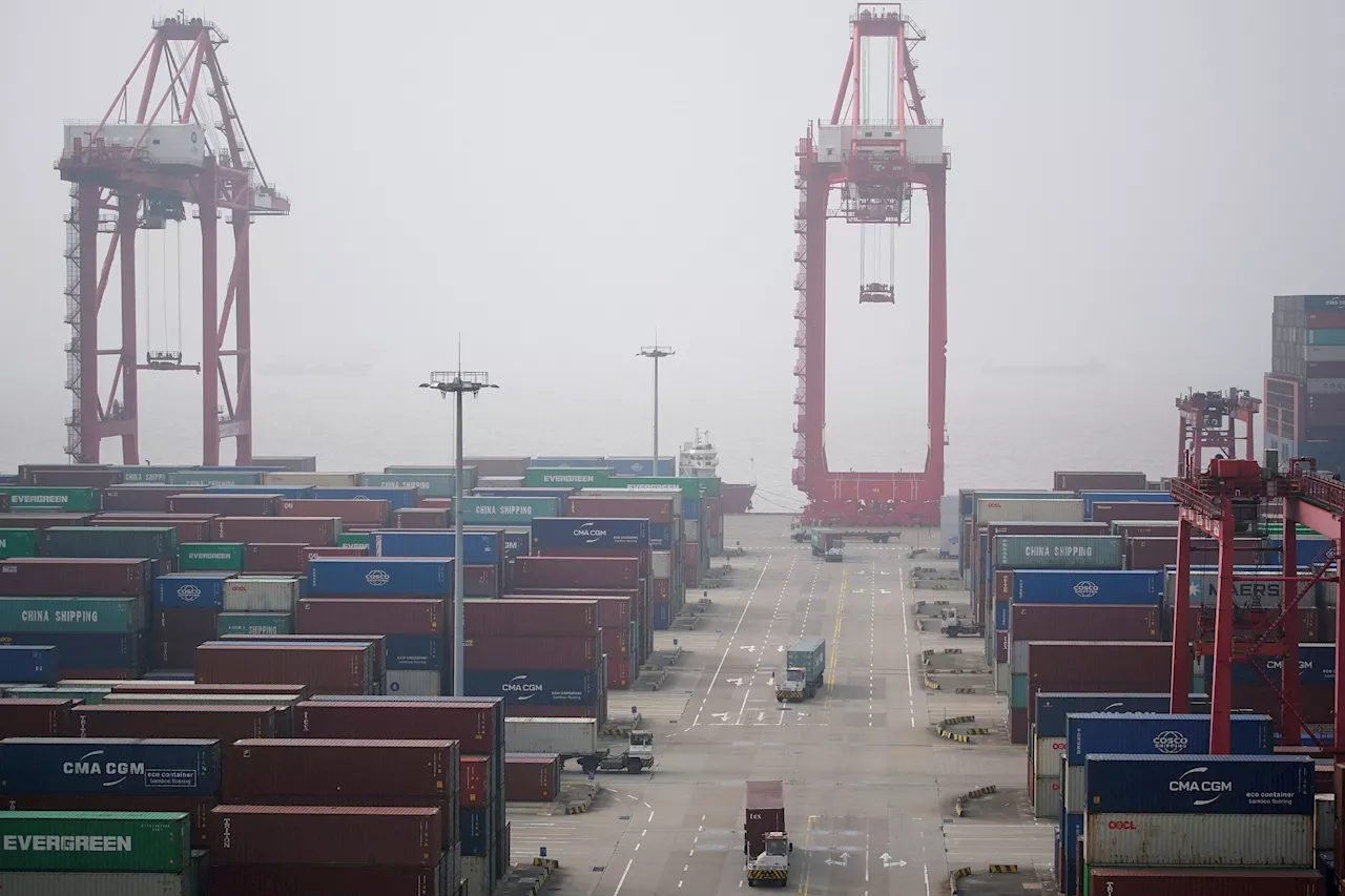 China's exports, imports slump narrows in September