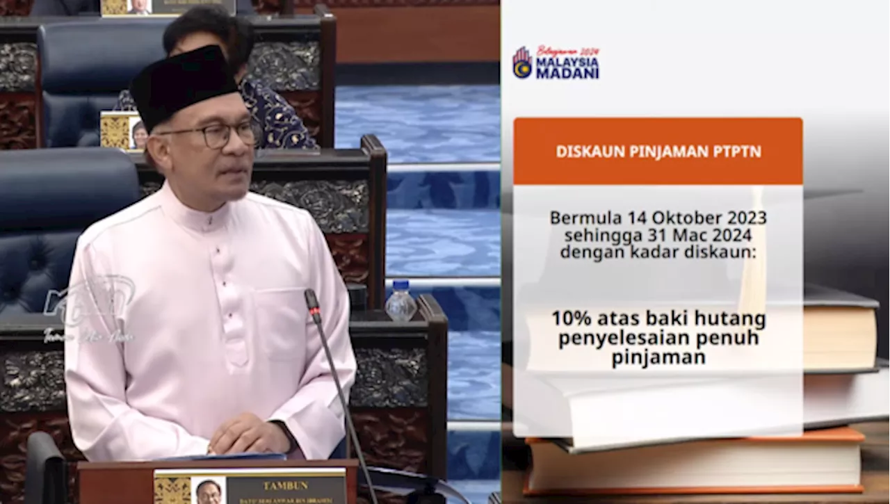 #Budget2024: Pay Your PTPTN Loan Before This Date To Get 10%-15% Discount