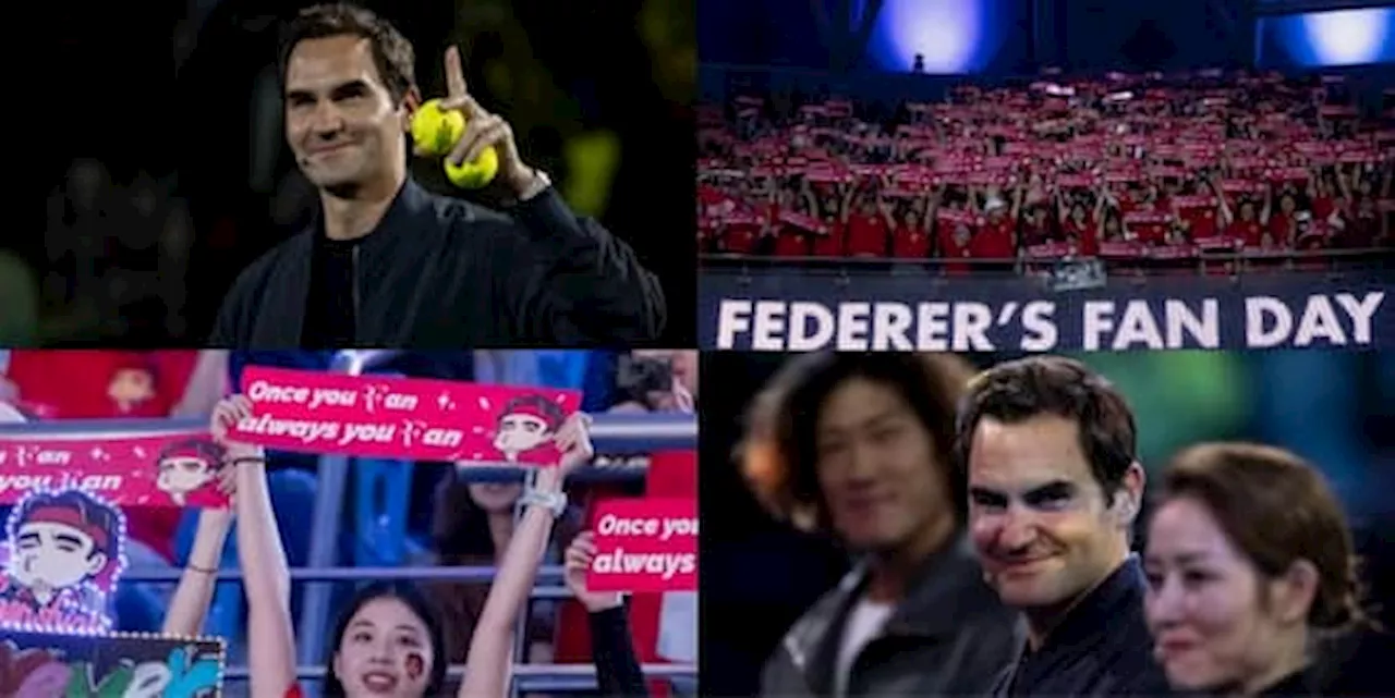 Federer, che festa a Shanghai: 'Ma non ci sarà un mio ritorno in campo'