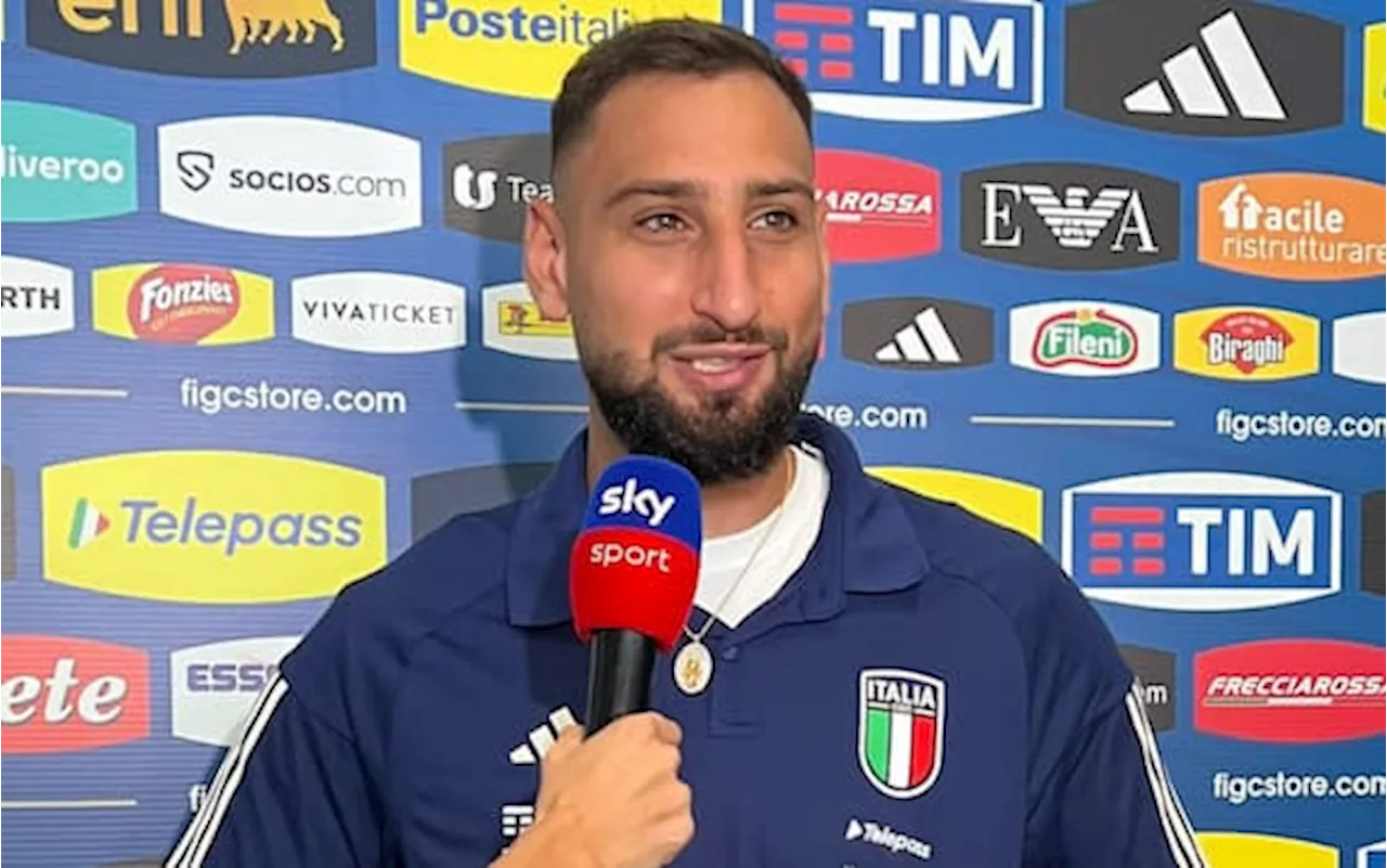 Italia-Malta, Donnarumma: 'Siamo umanamente vicini a Tonali e Zaniolo'