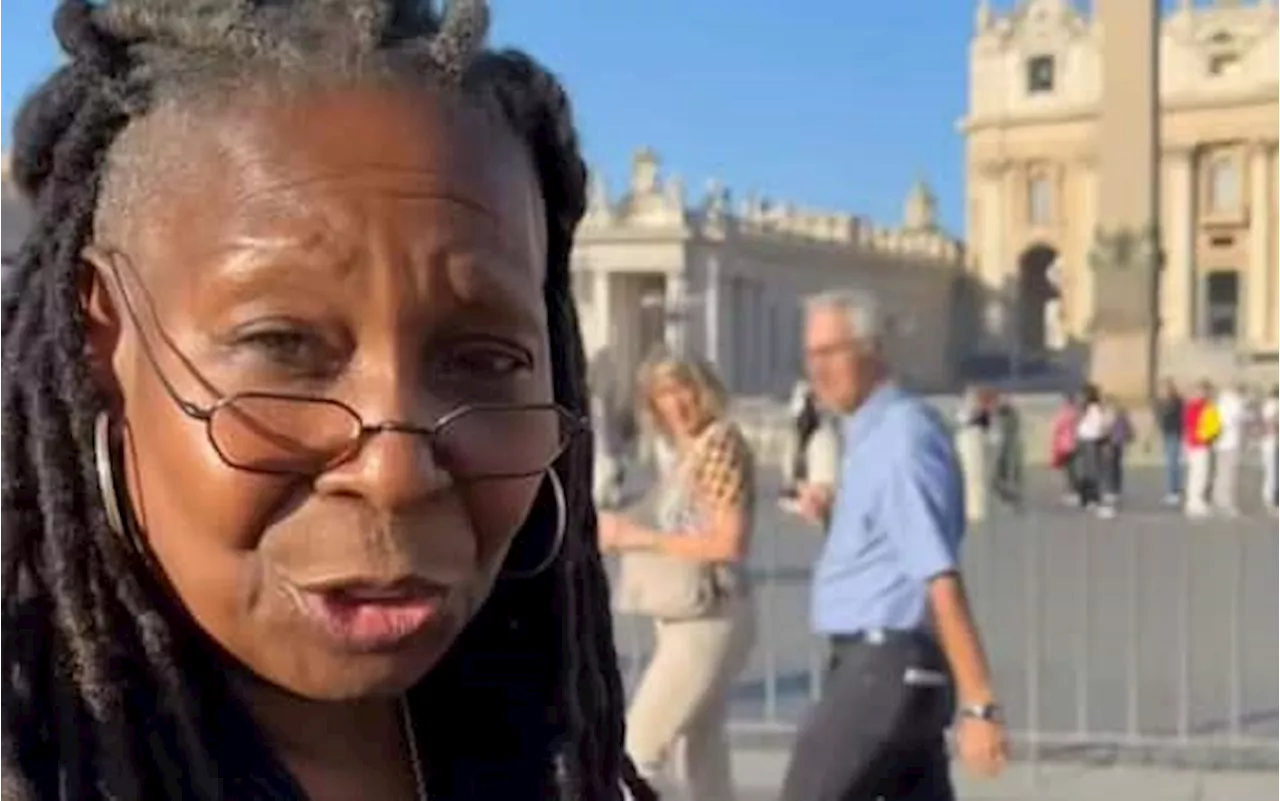 Sister Act 3, Whoopi Goldberg in visita a sorpresa al Vaticano: 'Ho incontrato il Papa'