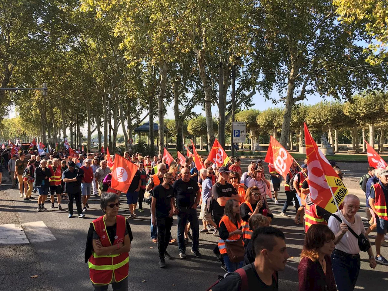 Grève du 13 octobre : près de 400 manifestants à Agen