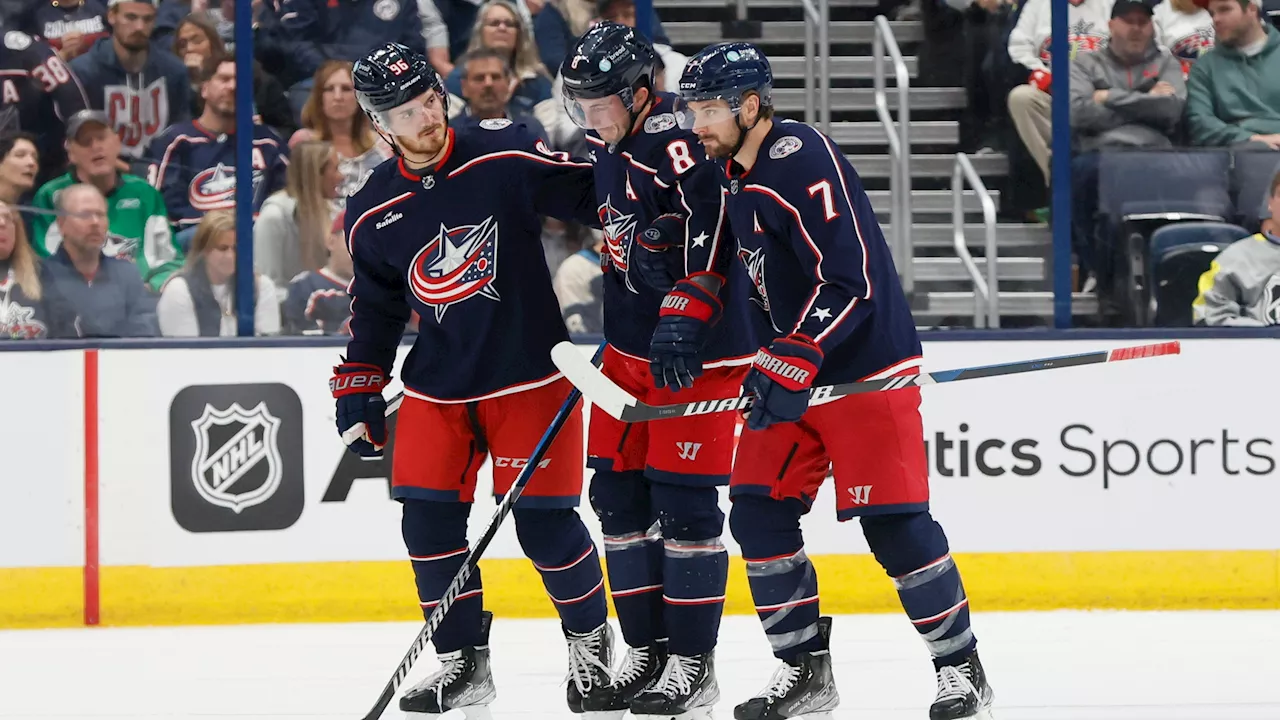 Blue Jackets' Werenski is expected to miss 1-2 weeks after knee-on-knee hit