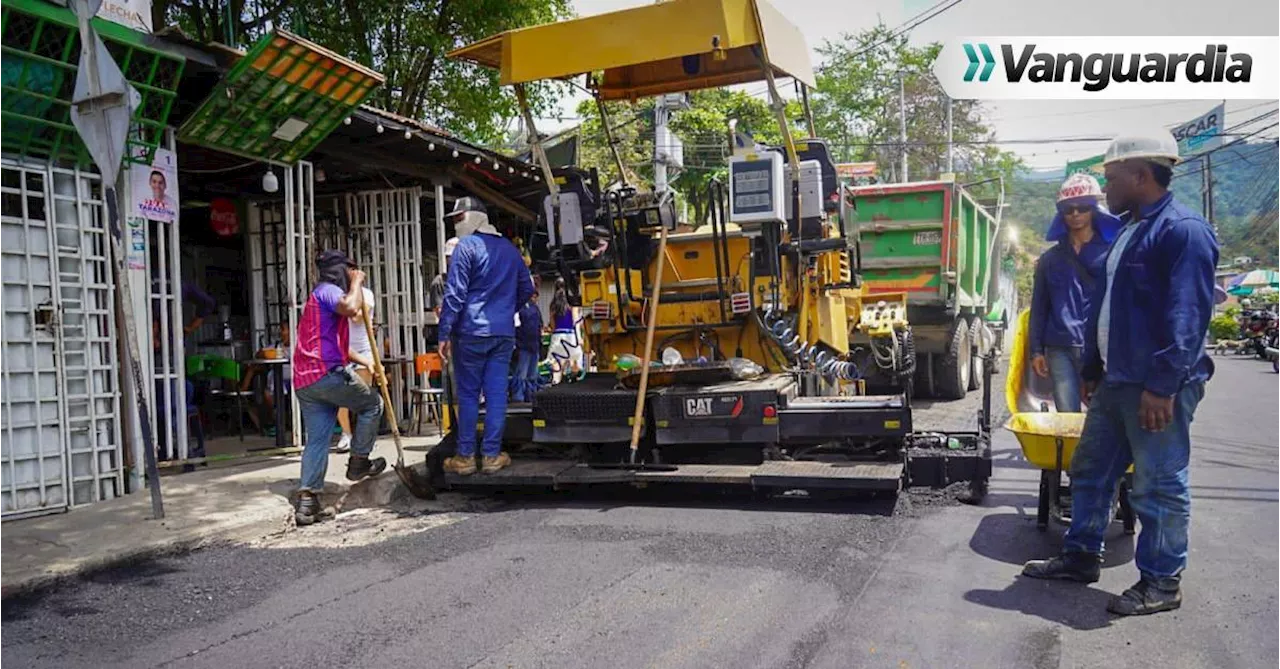 Arrancó segunda etapa de recuperación vial en el barrio Villaluz de Floridablanca