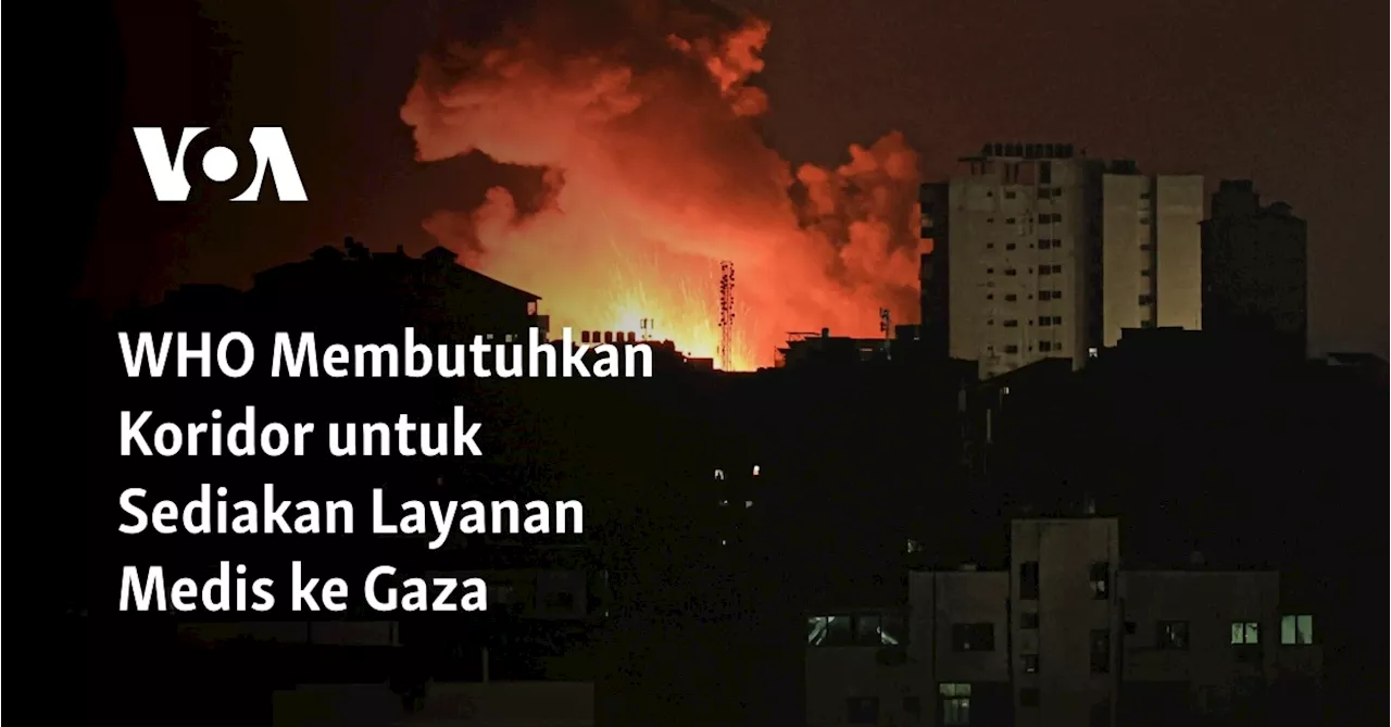 WHO Membutuhkan Koridor untuk Sediakan Layanan Medis ke Gaza