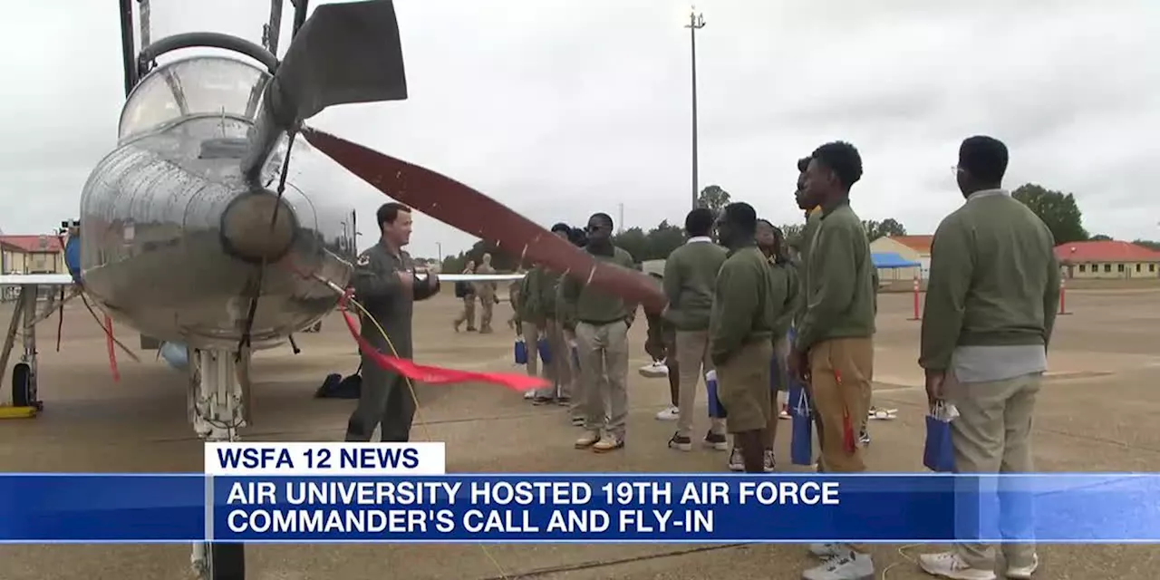 Air University hosts 19th Air Force Commander’s Call and Fly-In