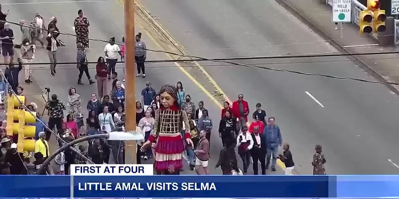 Little Amal visits Selma