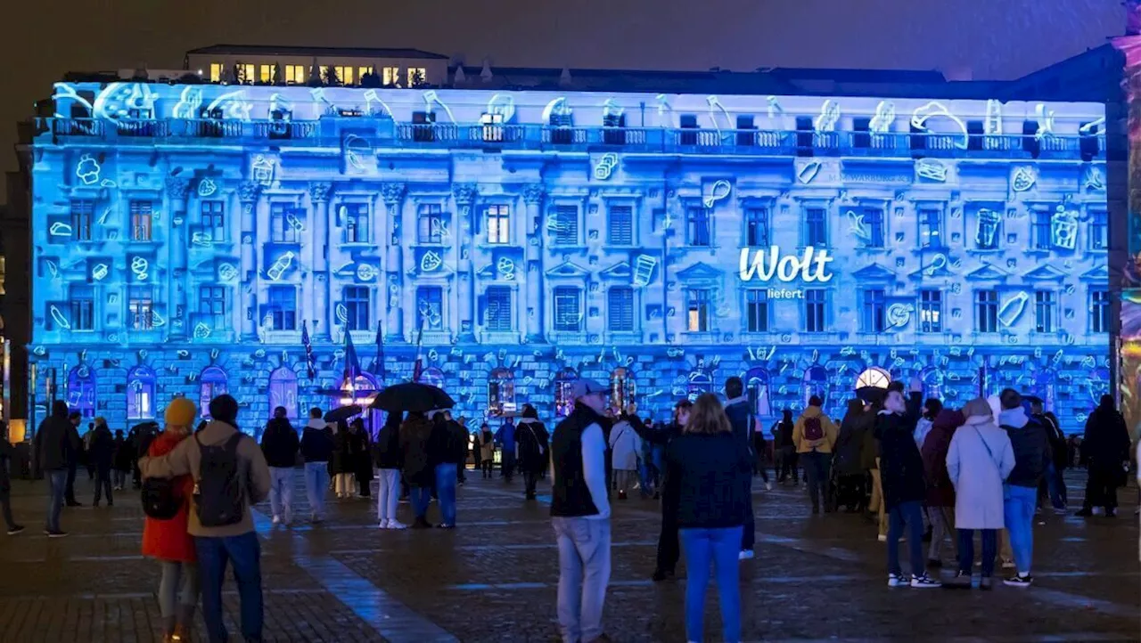 Mediaplus und Wolt erleuchten Berlin beim Festival of Lights