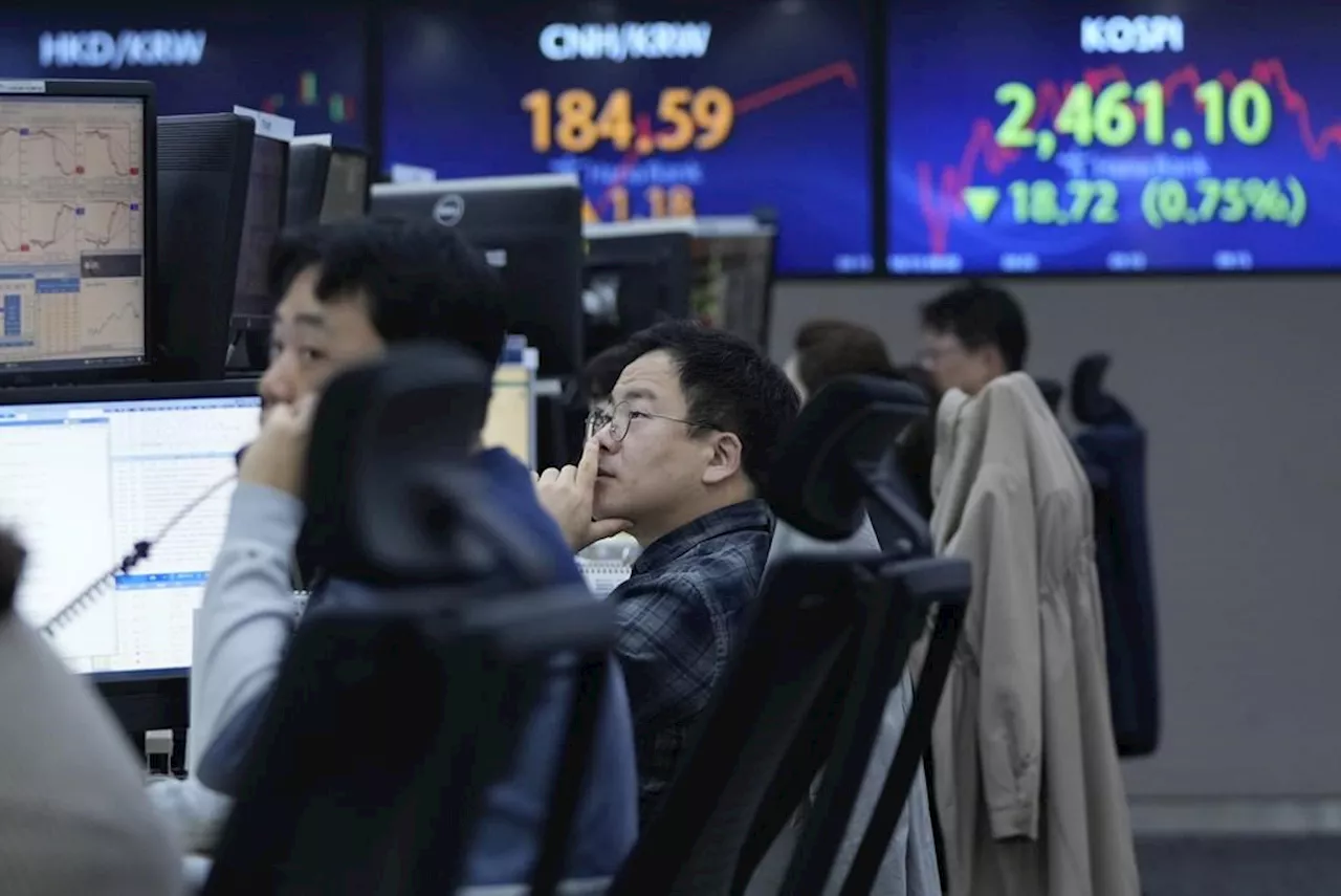 Stock market today: Asian markets slip as rising yields in the bond market pressure stocks