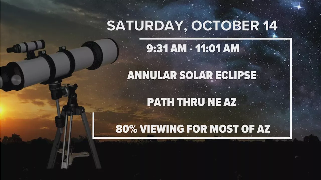 Arizona weather forecast for Oct. 14 eclipse