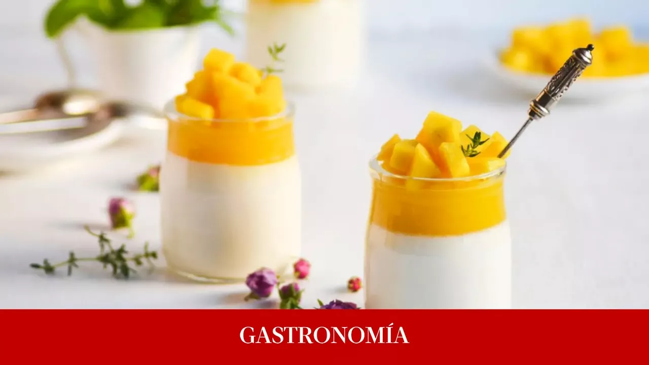 Prepara este rico postre de mango saludable alto en proteínas sin horno ni microondas