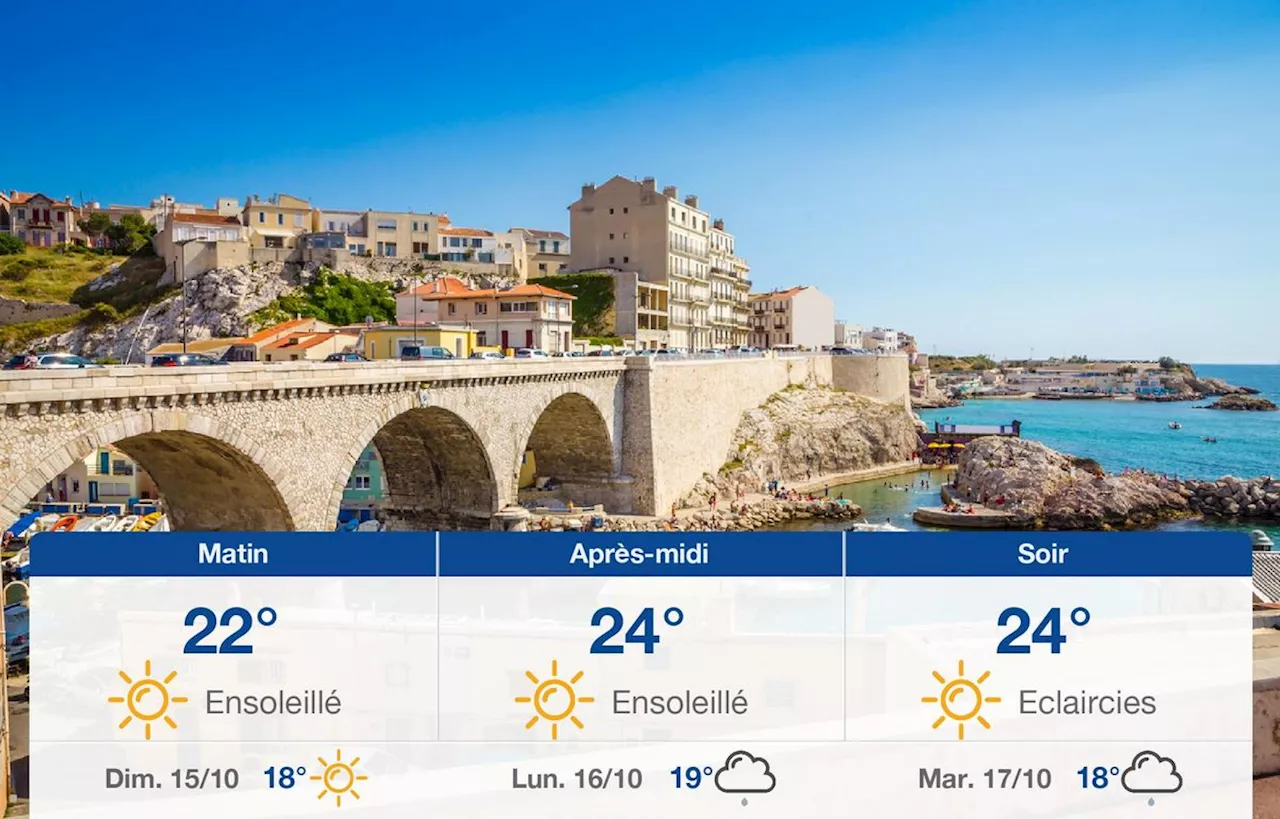 Météo Marseille: prévisions du samedi 14 octobre 2023