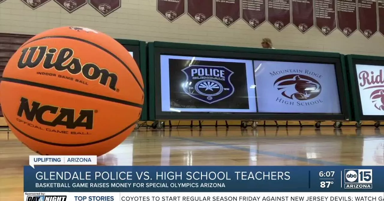 Cops vs. teachers basketball game raises money for Special Olympics Arizona