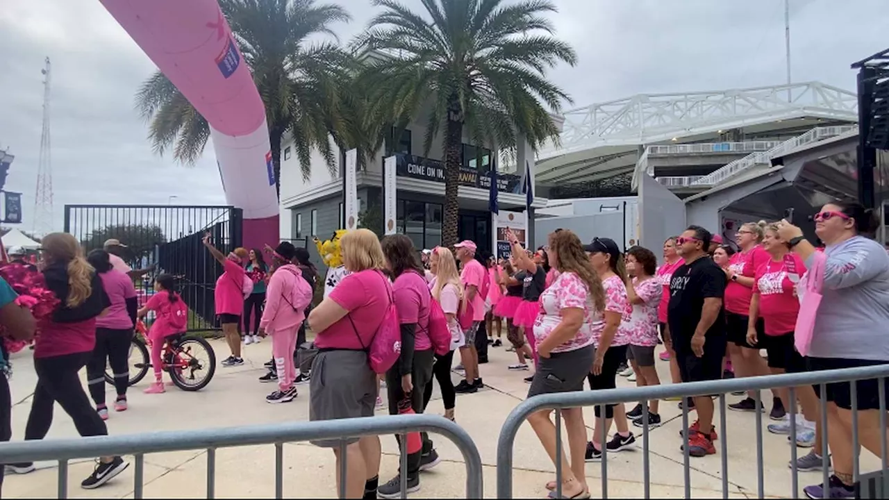 ‘We celebrate life:’ Making strides Against Breast Cancer Walk of Jacksonville