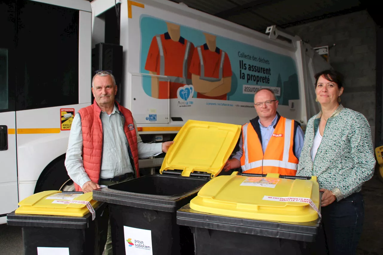 Sablé-sur-Sarthe et ses alentours : la distribution des bacs jaunes va débuter ce mardi 17 octobre