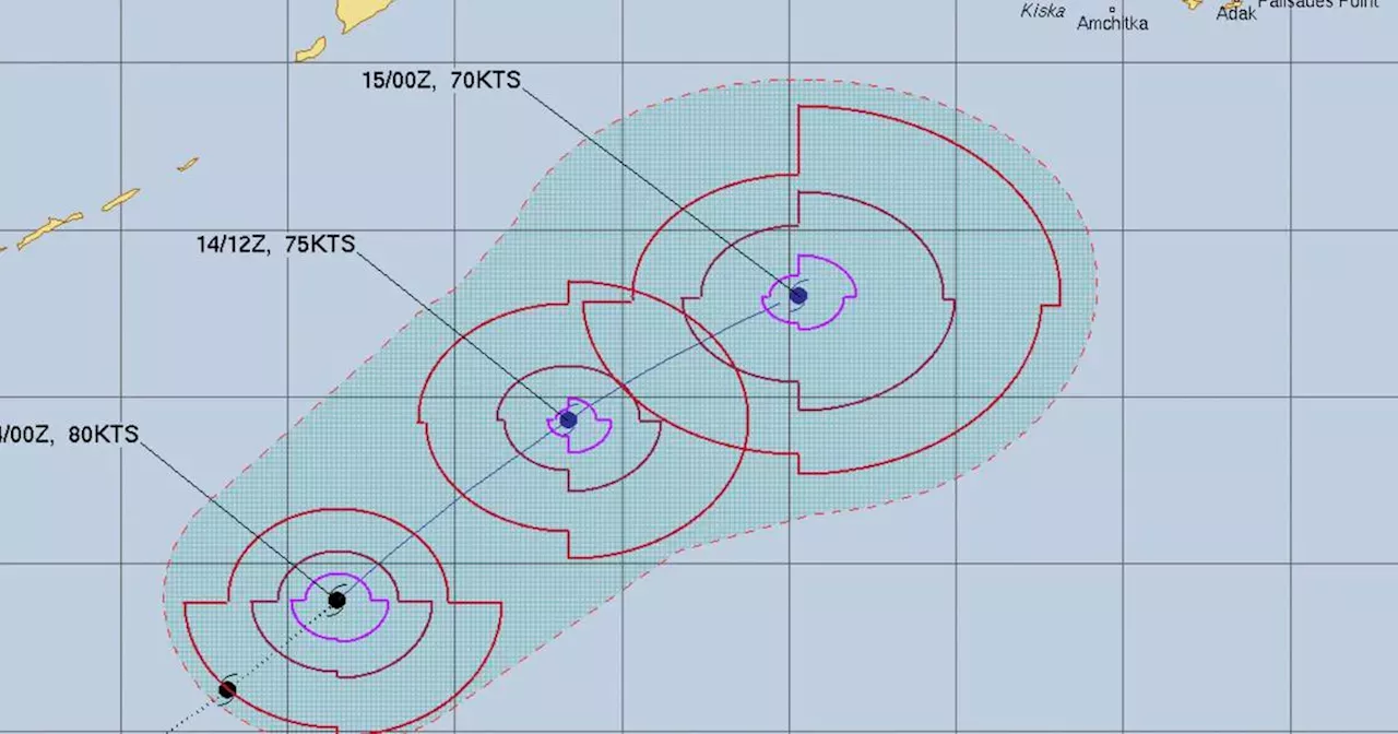 What remains of Typhoon Bolaven is headed for Southeast Alaska this