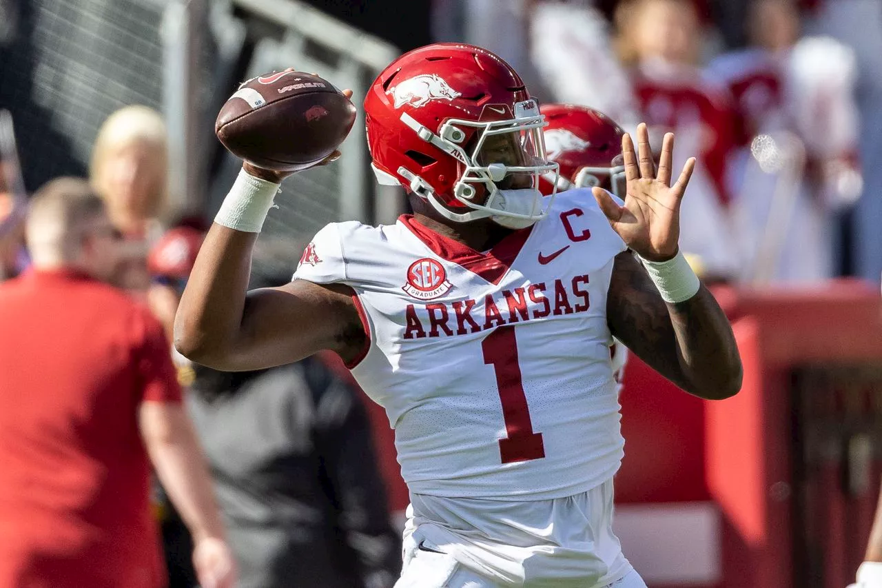 ‘Like a gnat on a cow’s ass’: Saban impressed with Arkansas QB highlight