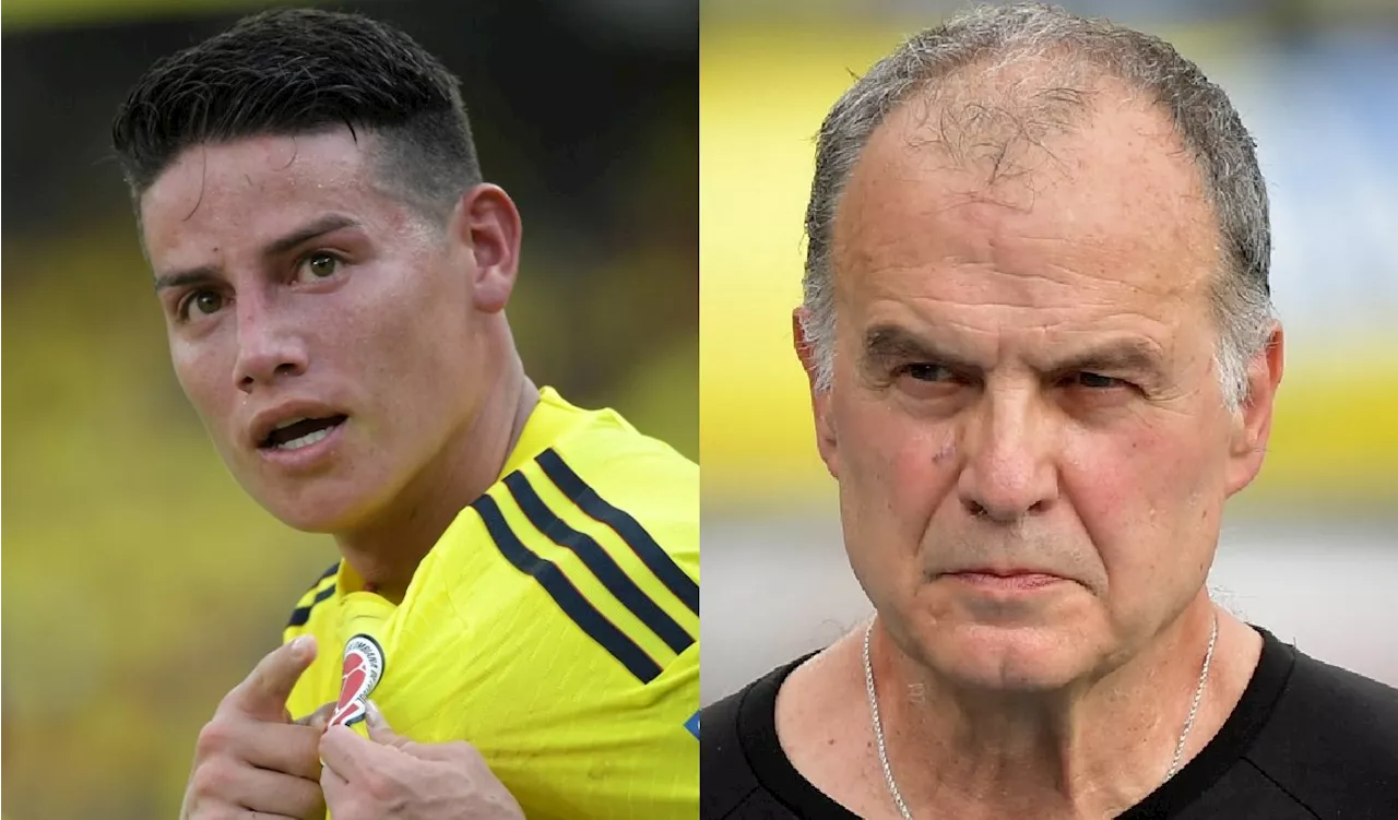 James le responde a Bielsa y se vuelve a lamentar por 2-2 ante Uruguay