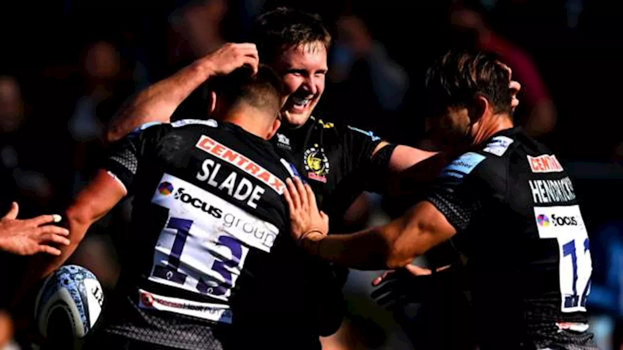 Exeter inflict record defeat on champions Saracens