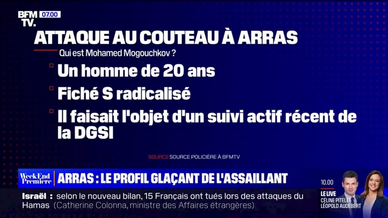 Attaque au couteau à Arras: quel est le profil de l'assaillant?